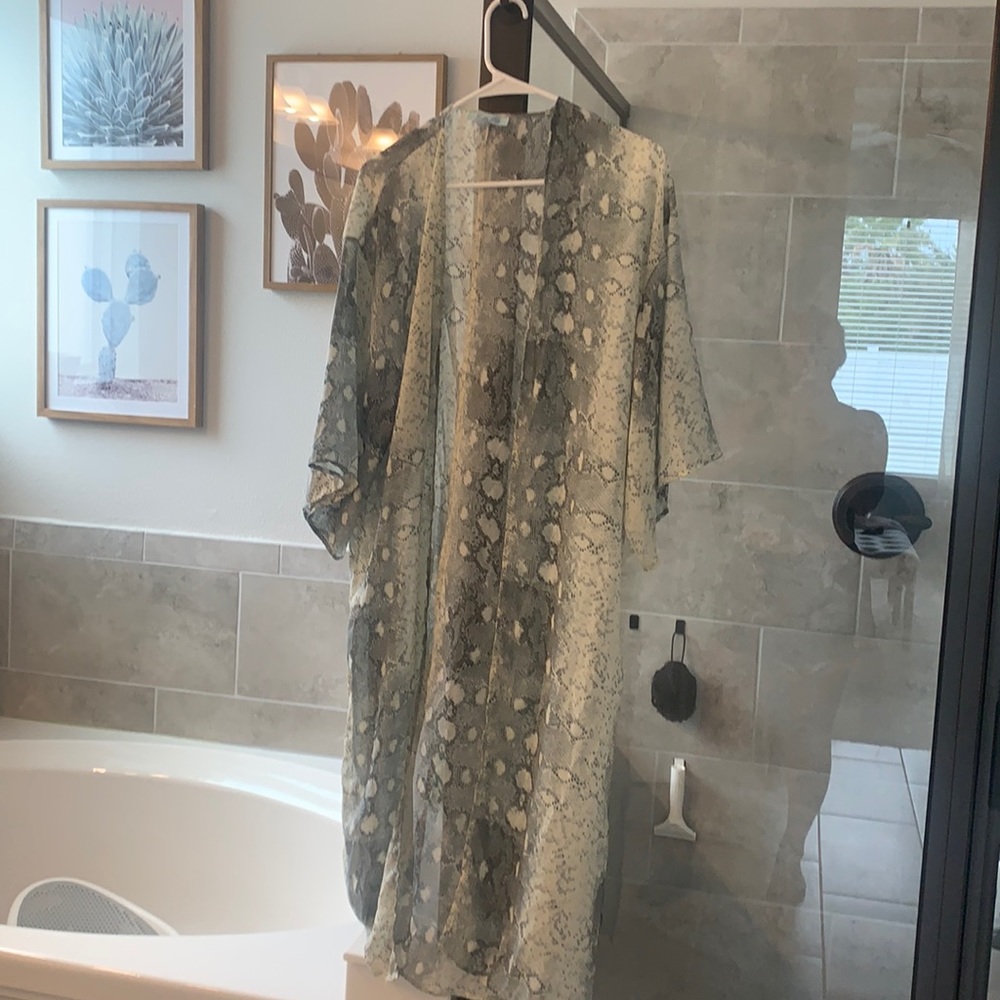 Snakeskin kimono